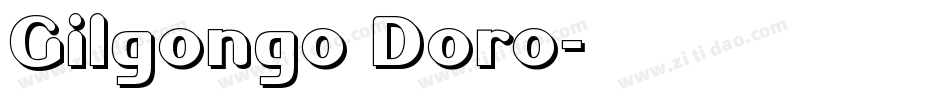 Gilgongo Doro字体转换